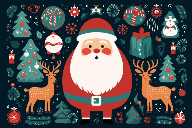 Vector Christmas Element Background Wallpaper Banner