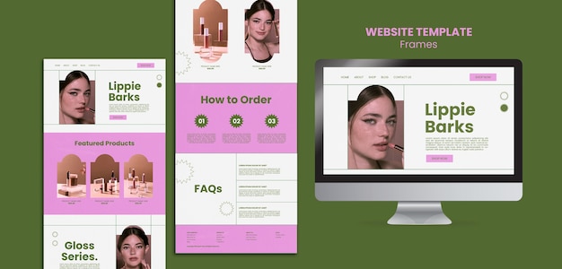 Frames Web Template Design