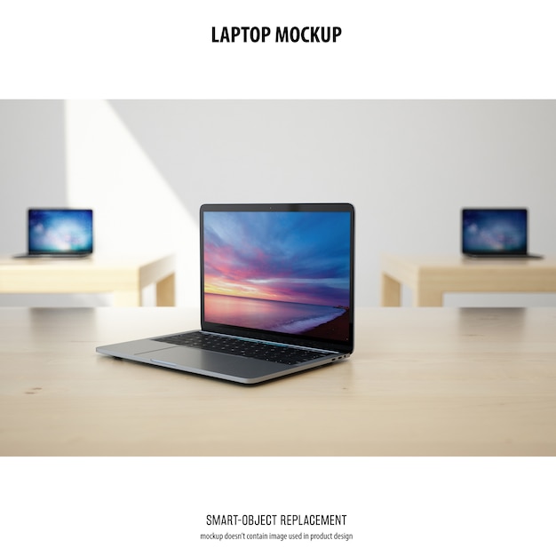 Laptop Mockup PSD Templates – Free Download