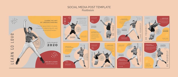 Positivism Social Media Post Template – Free Download