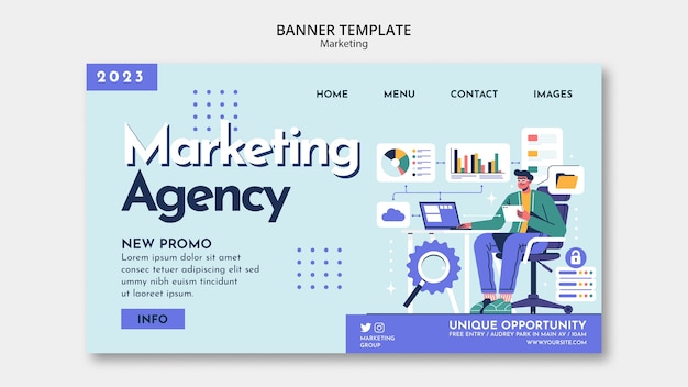 Business Strategy Landing Page Template