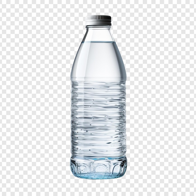 Water Bottle Isolated on Transparent Background