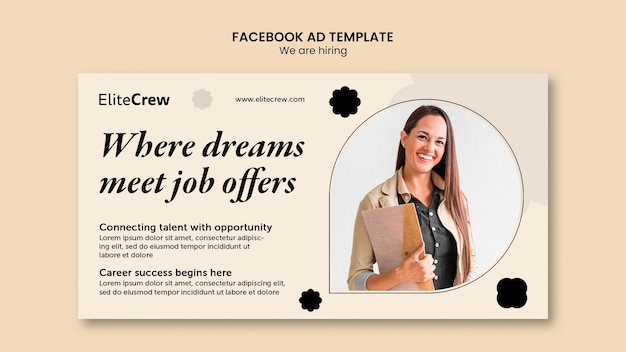 Template Design for Job Openings – Free Download