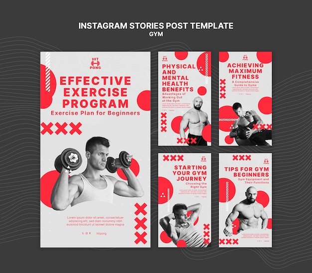 Gym Workout Template – Free Download