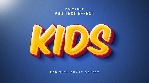 Kids Text Effect PSD Templates – Free Download