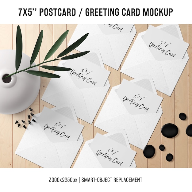 Greeting Card Mock Up Free Download