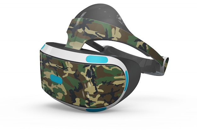 Colorful Gear VR Mockup Free Download