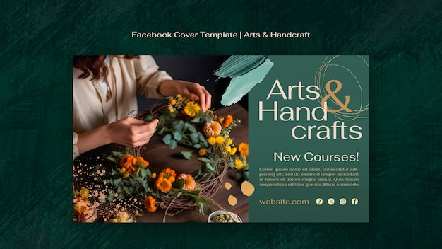 Arts and Handcraft Template Design