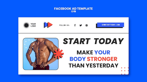 Gym and Fitness Social Media Promo Template – Free Download