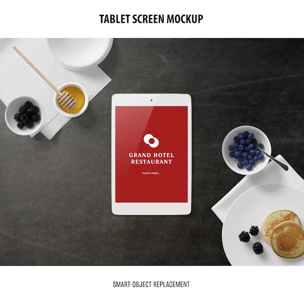 Tablet Screen Mockup – Free Download