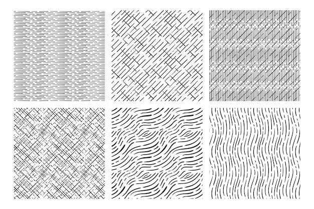 Engraving Hand Drawn Pattern Collection for Free Download