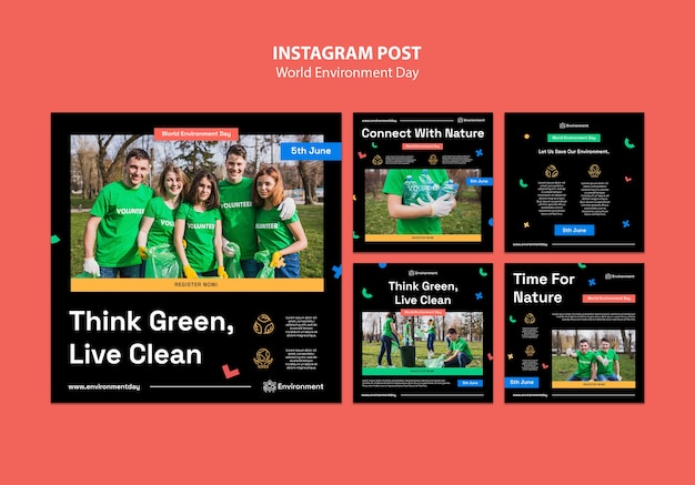 World Environment Day Celebration Instagram Posts Collection