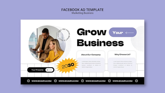 Facebook Template for Marketing Strategy