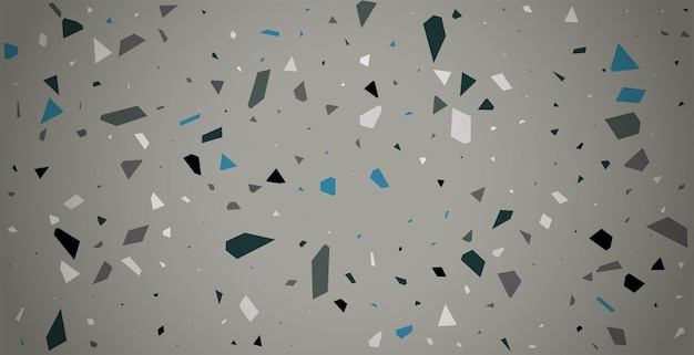 Natural and Polished Terrazzo Pattern Background Vector for Home or Office Decor