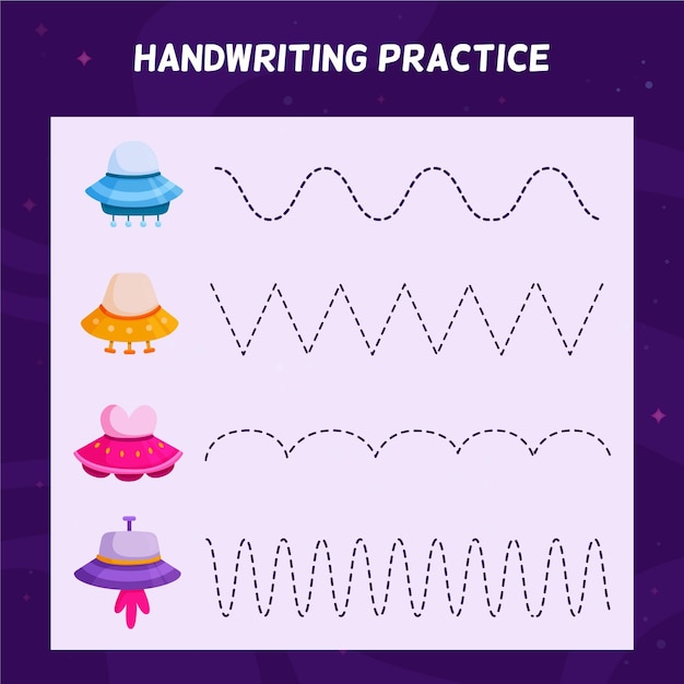 Handwriting Practice Worksheet for Kids