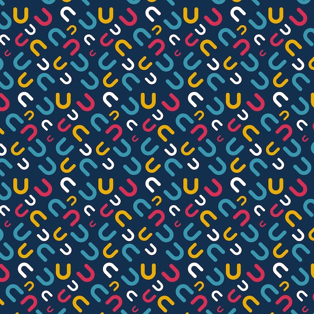 Colorful Letter on a Dark Background