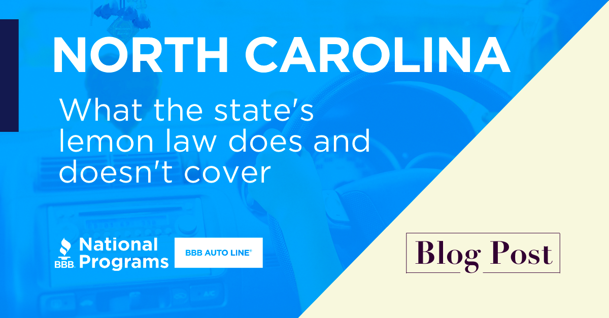 What to Know About the North Carolina Lemon Law