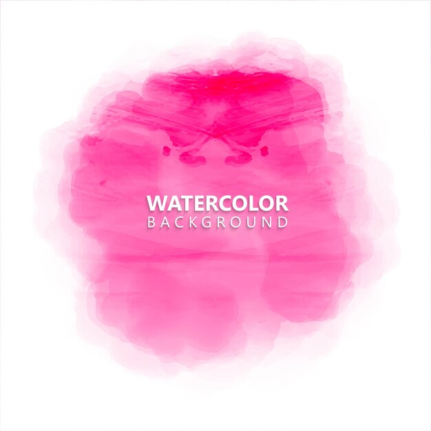 Vector Templates: Circular Pink Watercolor Background – Free Download