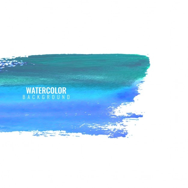 Artistic Watercolor Texture, Blue Paint Stain – Free Stock Photo Download