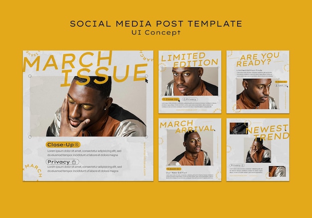 UI Concept Social Media Post Free Download