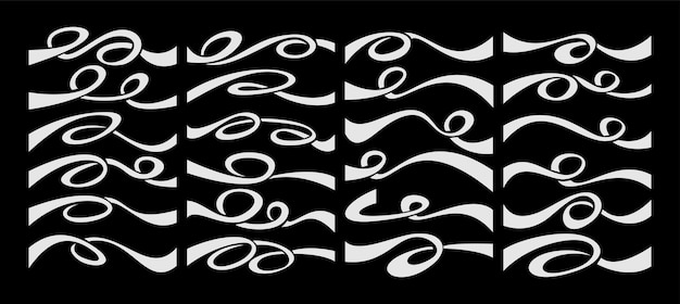 Curl Swirl Line Swoosh Tail Calligraphy Ornament Design – Free Stock Photo Download