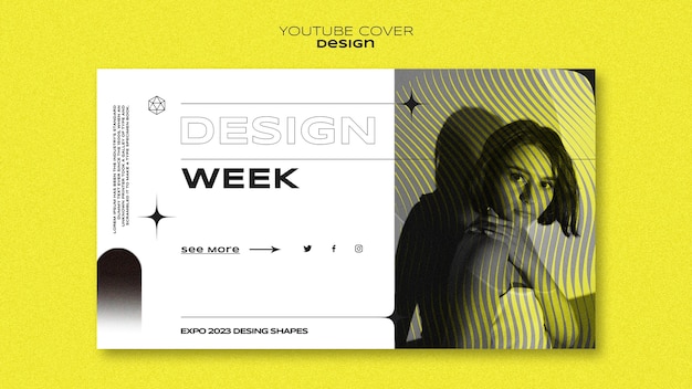 Minimalist Design Week Template