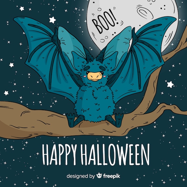 Hand Drawn Halloween Bat – Free Stock Photo Download