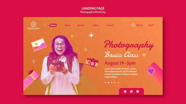 World Photography Day Landing Page