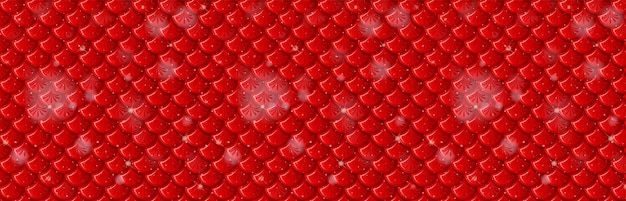 Red Scales Pattern Background Illustration