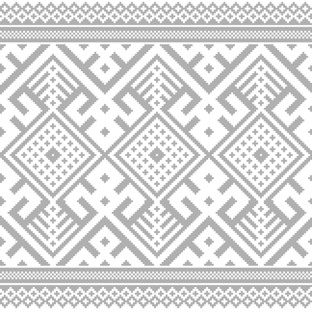 Ukrainian Folk Seamless Pattern Ornament: Free Download