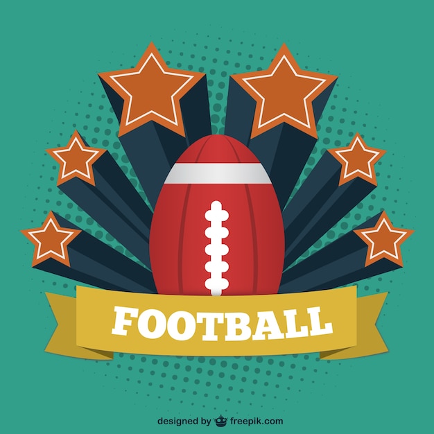 American Football Vintage Template – Free Download