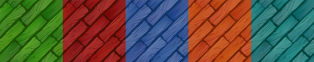 Game Textures: Wooden Panels, Bricks, or Planks