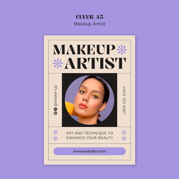 Makeup Artist Template Design