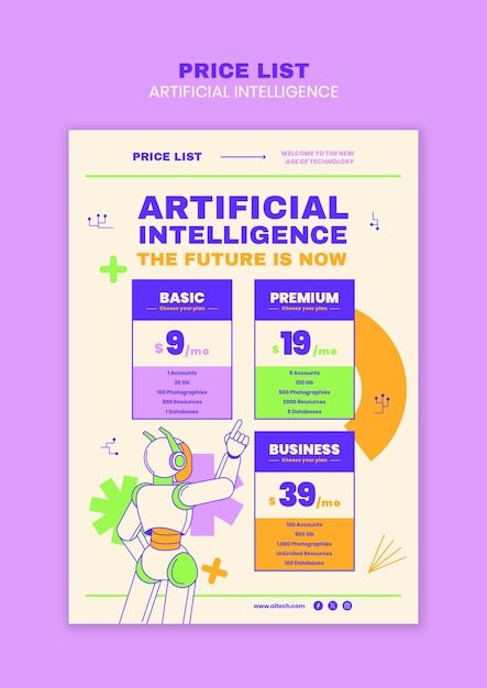 Artificial Intelligence Template Design