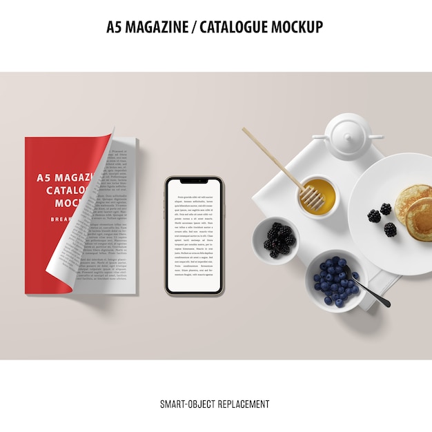 Magazine Catalogue Mockup