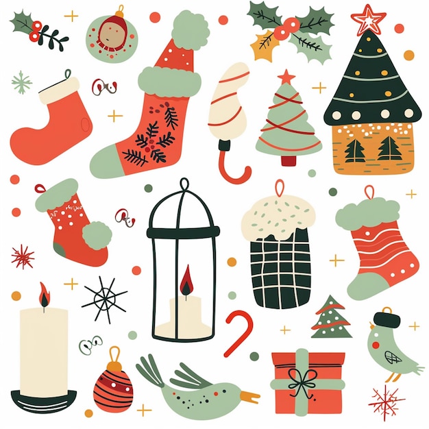 Christmas Winter Holiday Decoration Vector Illustration – Free Stock Photo Download