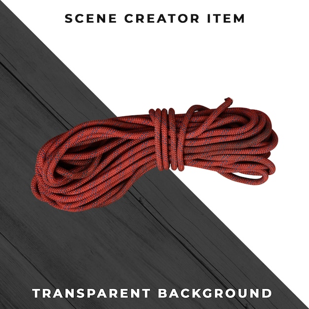 Rope Isolated with Clipping Path