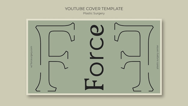 Plastic Surgery YouTube Cover PSD Templates for Free Download