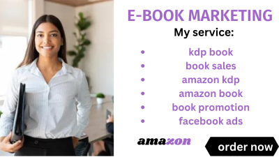 I will do ebook marketing sales funnel promotion amazon kdp ads