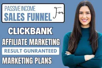 I will do Clickbank affiliate marketing, sales funnel, Amazon marketing, website, link