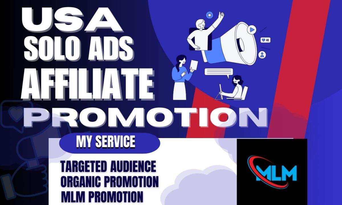 I Will Do USA Solo Ads Affiliate Promotion, MLM, Lead Generation – isaacola752