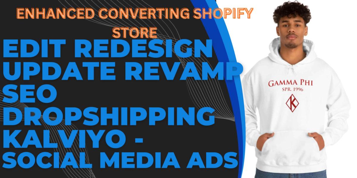 I will improve shopify store SEO and revamp shopify website klaviyo marketing