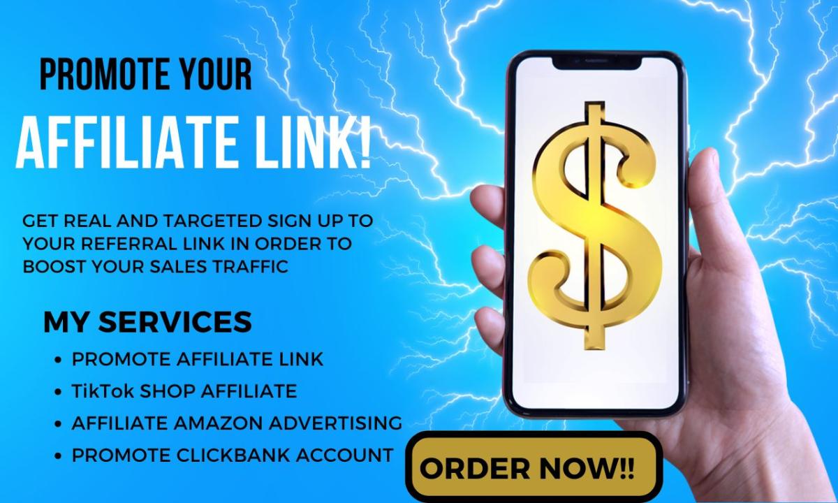 I will do clickbank affiliate referral link promotion temu affiliate link sign up