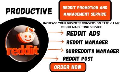 I will do reddit management for business, ai tools, twitch channel, crypto meme coin