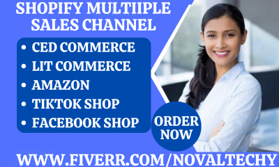 Do Shopify Multiple Sales Channel Lit Commerce Ced Commerce Amazon TikTok Shop