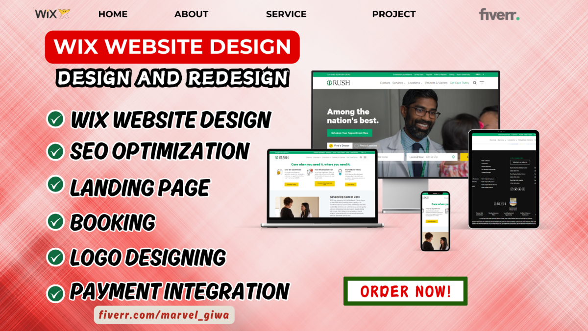 I will build wix website, redesign wix website, wix ecommerce