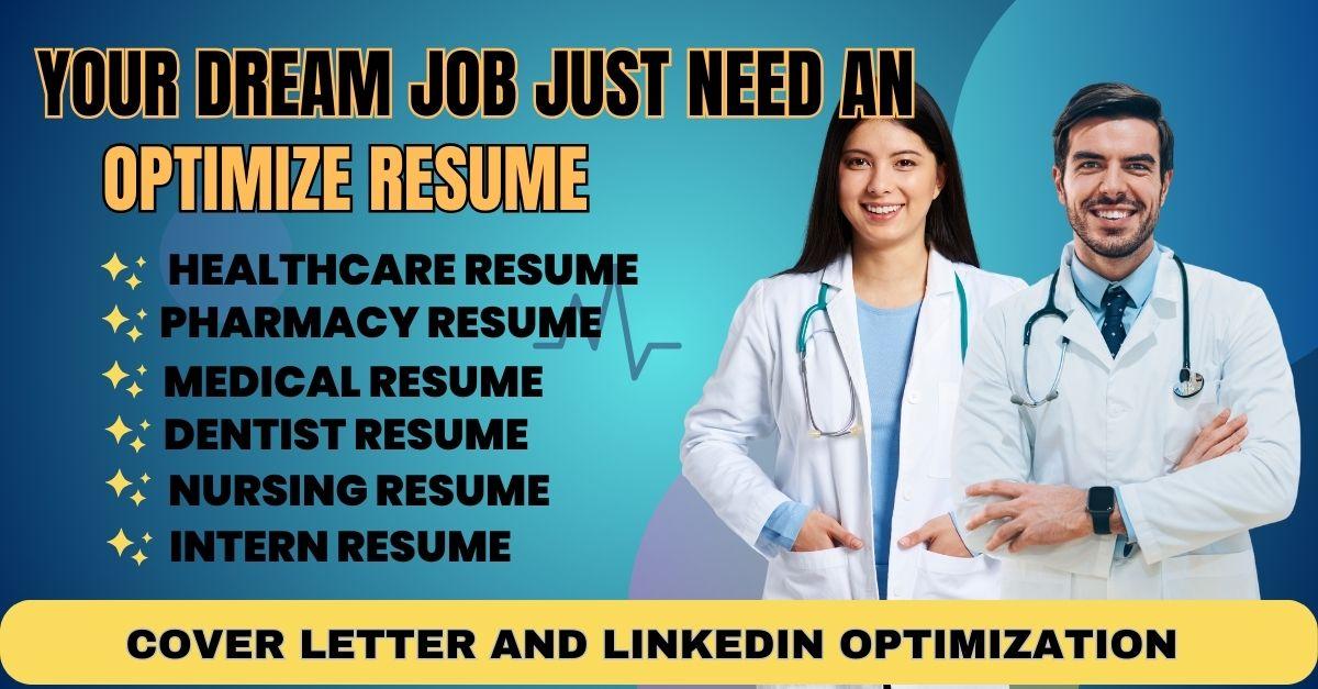 I will write a professional resume federal resume healthcare resume ats resume