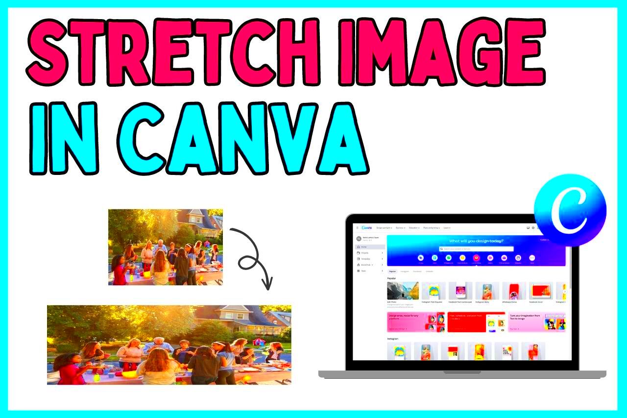 How To Stretch Image In Canva Easy Trick