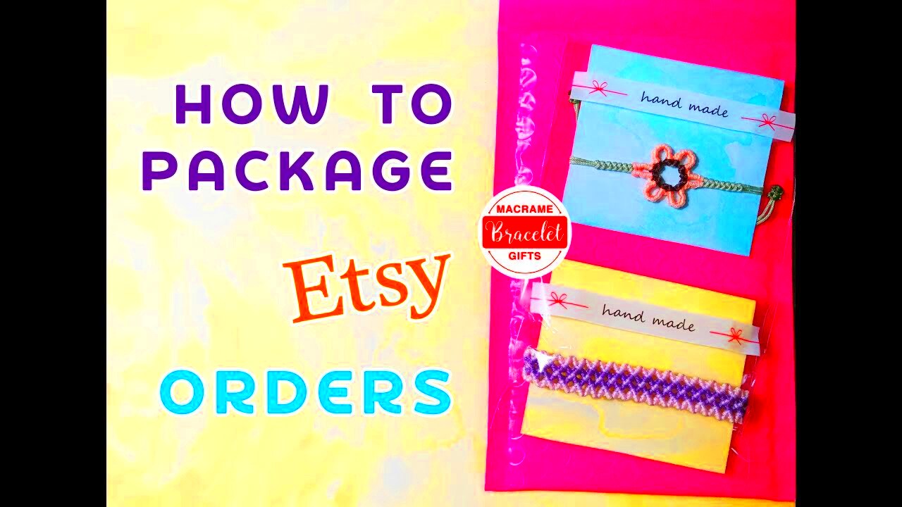 How to package Etsy orders Packing bracelet orders etsy free shipping 