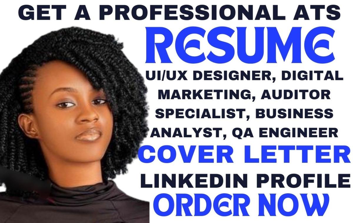 I Will Create a Standout Resume for Digital Marketing, Auditor, Software Development, and Project Coordinator Roles